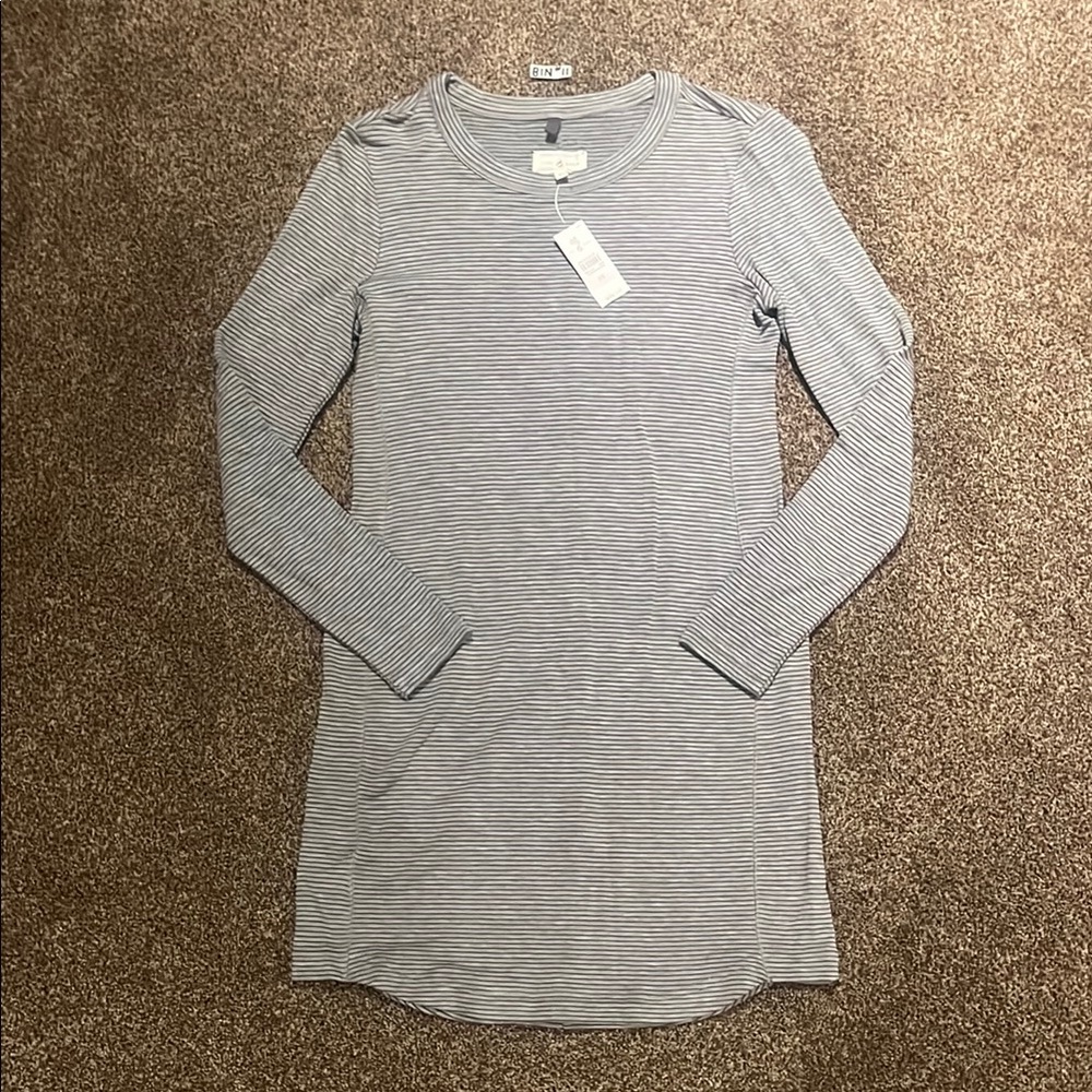 Lou & Grey Striped Long Sleeve Dress